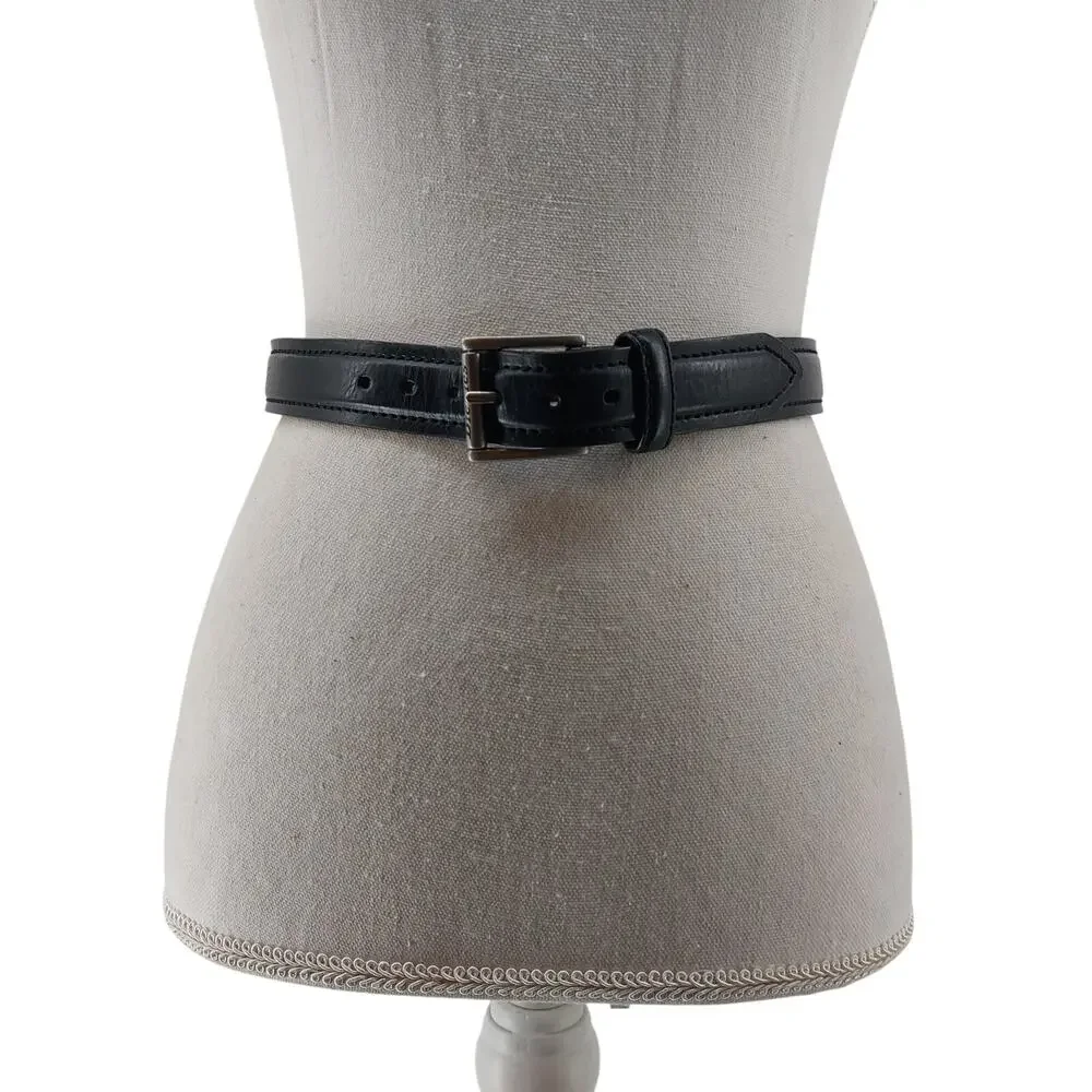 Dickies Black Imitation Leather Size M 26-28 Casual Men Belt